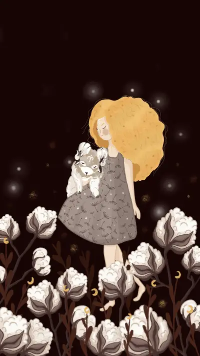 Illustration of the astrological zodiac sign Aries