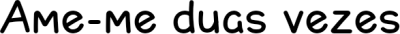 Ame-me duas vezes FONT for Xiaomi MIUI HyperOS