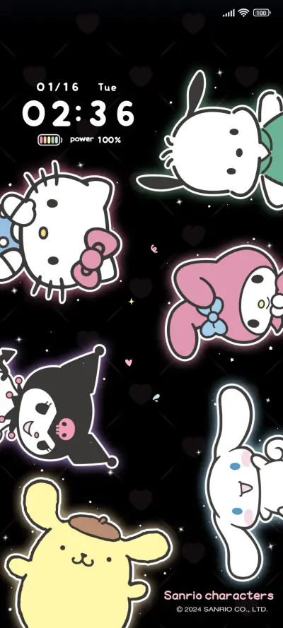 Sanrio family glow - Screenshot 1