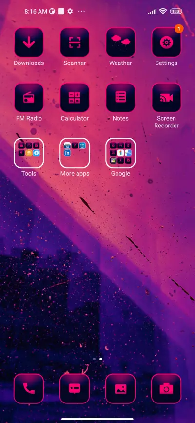 Neon Abstract - Screenshot 3