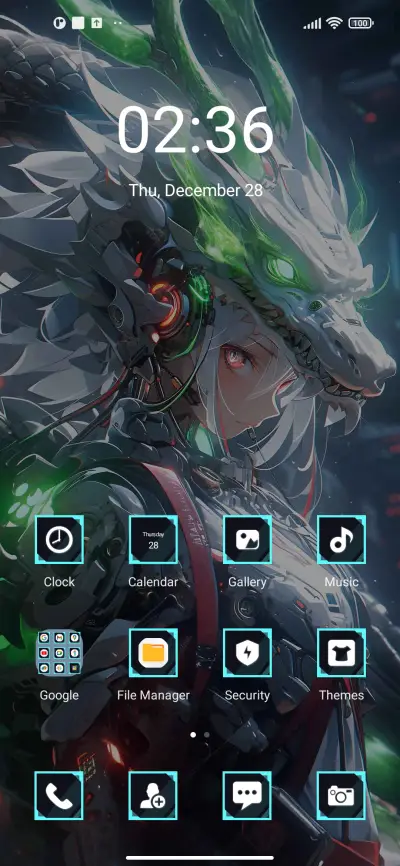 Cyber Dragon Girl - Screenshot 2