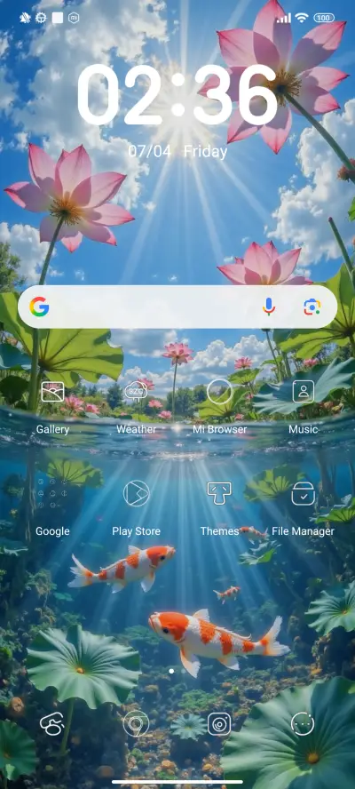 Lotus pond koi - Screenshot 3