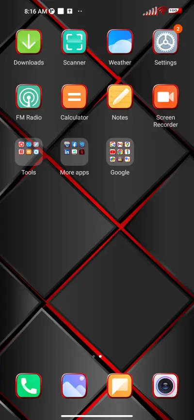 Red-Black Geometry - Screenshot 3
