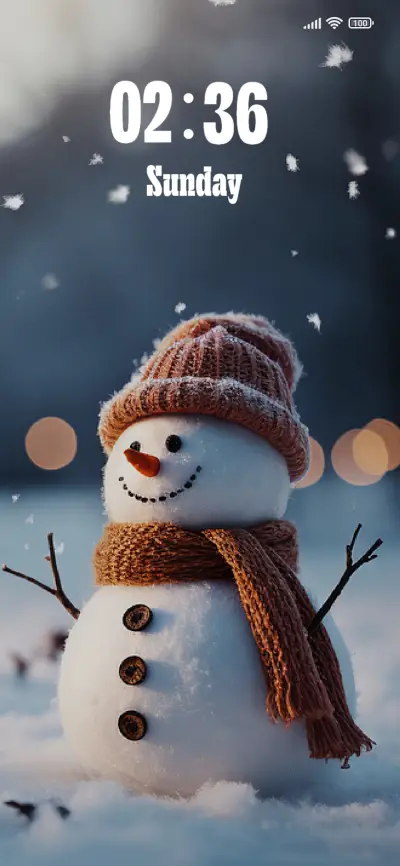 Snowman THEME for Xiaomi MIUI HyperOS