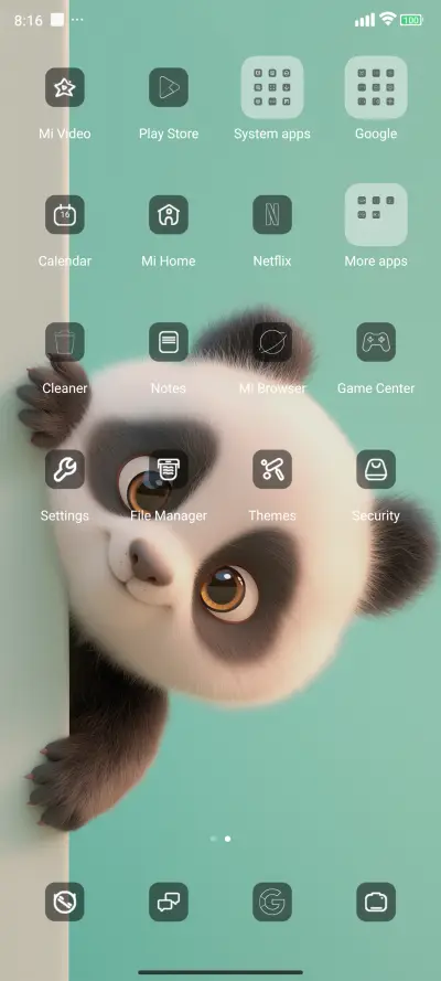 cute panda - Screenshot 3