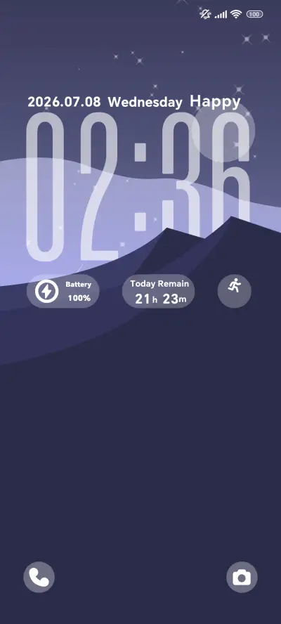 Purple Star Ridge THEME for Xiaomi MIUI HyperOS