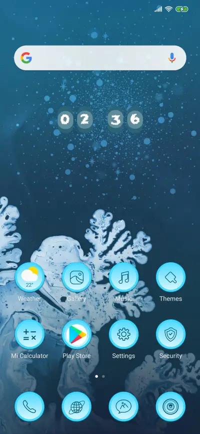 Abstract Pattern - Blue_3MDS - Screenshot 2