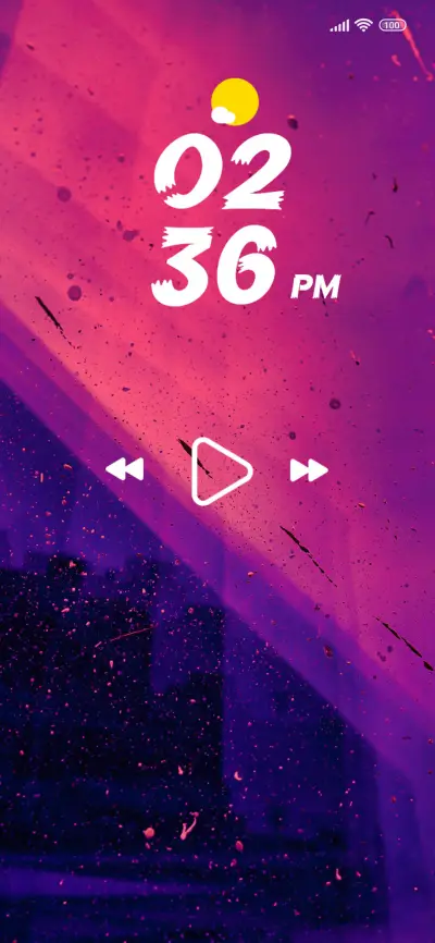 Neon Abstract - Screenshot 1