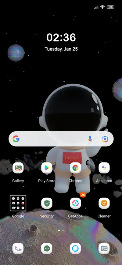 3D astronauts - Screenshot 2