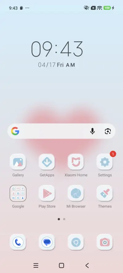 Pink Blue Minimal - Screenshot 2