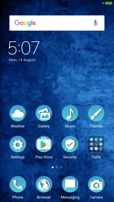 Breeze Blue 999 - Screenshot 2