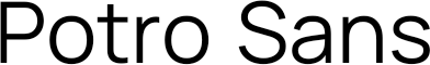Potro Sans
