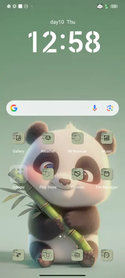 Cute little panda - Screenshot 2