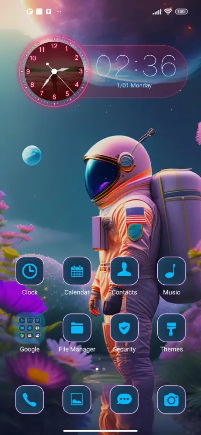 pastel astronaut - Screenshot 2