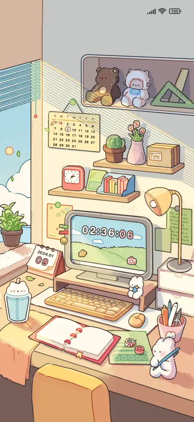 Warm desk dynamic - Screenshot 1