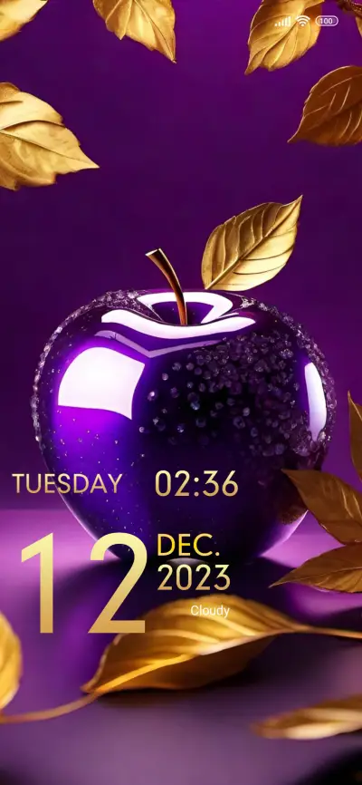 golden leaves THEME for Xiaomi MIUI HyperOS