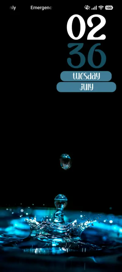 Blue Water THEME for Xiaomi MIUI HyperOS