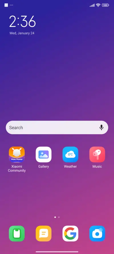 Purple Dark - Screenshot 2