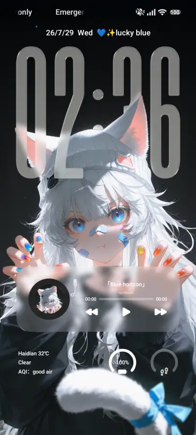 Cat Girl THEME for Xiaomi MIUI HyperOS