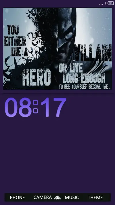 Batman The Theme THEME for Xiaomi MIUI HyperOS