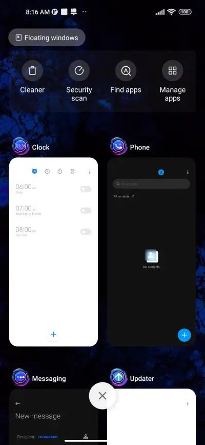 Blue electricwaves - Screenshot 4