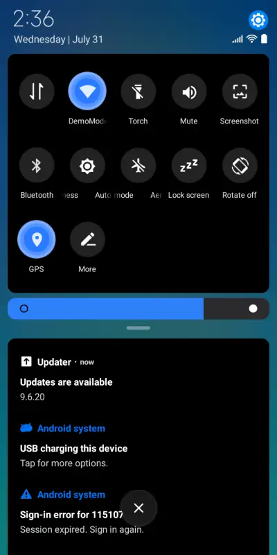 Black Amoled V10 - Screenshot 5