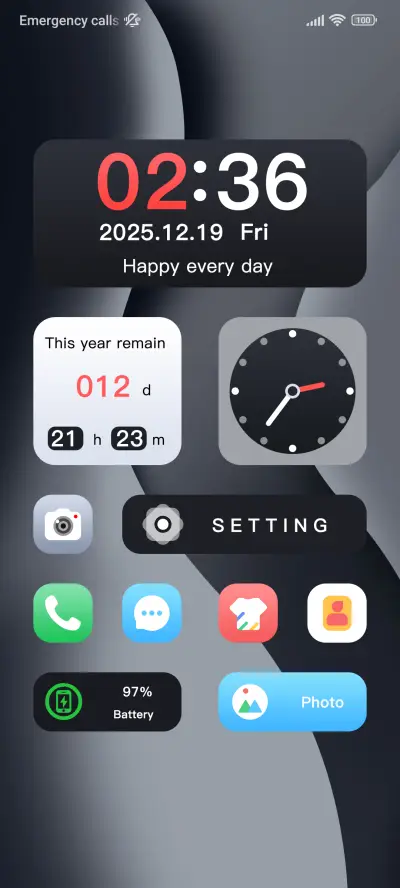 Pro Gray THEME for Xiaomi MIUI HyperOS