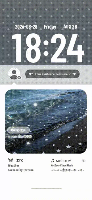 Gentle world THEME for Xiaomi MIUI HyperOS
