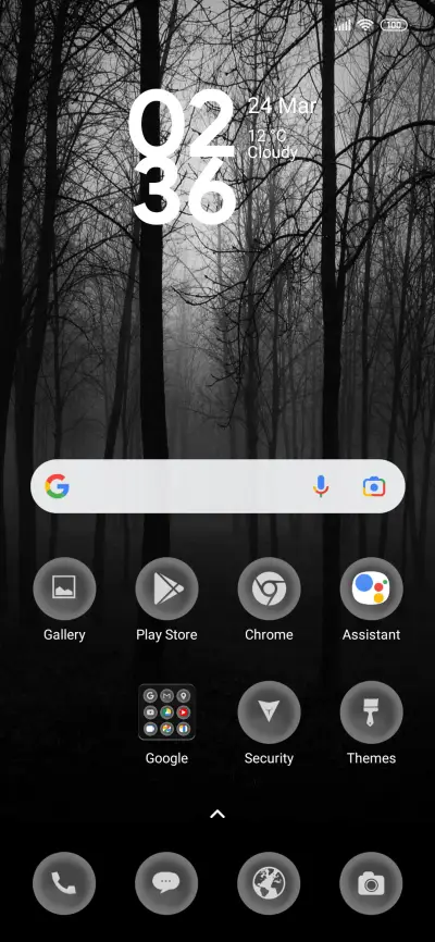 Black white on - Screenshot 2