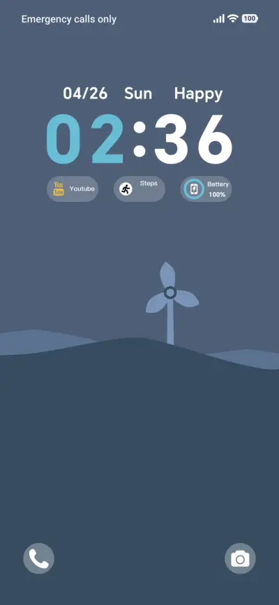 Quiet Wind Field THEME for Xiaomi MIUI HyperOS