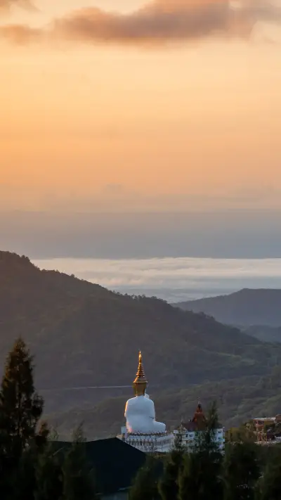 Sunrise in the mountains