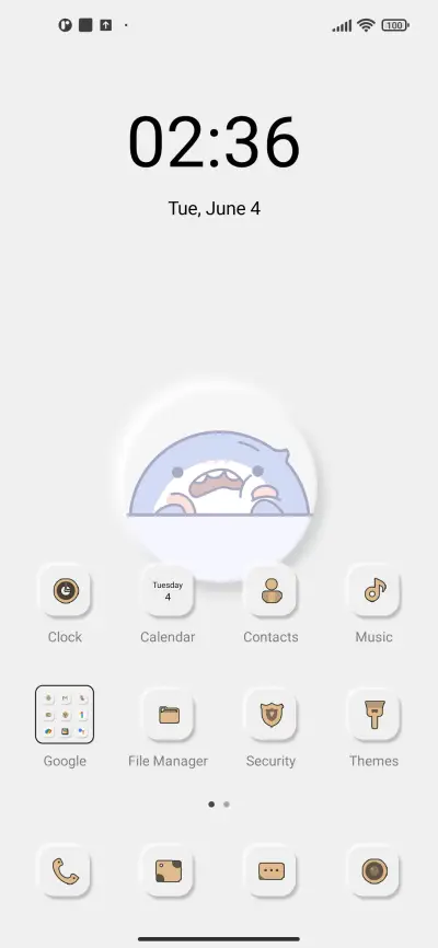 Minimalist Shark - Screenshot 2