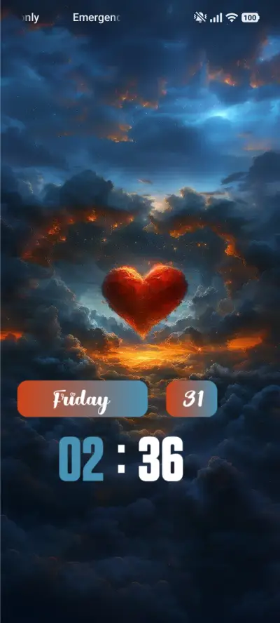 Orange Cloud THEME for Xiaomi MIUI HyperOS