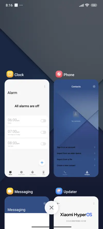 Layered Azure - Screenshot 4