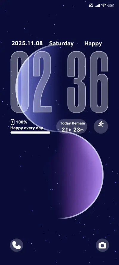 Purple Star Nook THEME for Xiaomi MIUI HyperOS