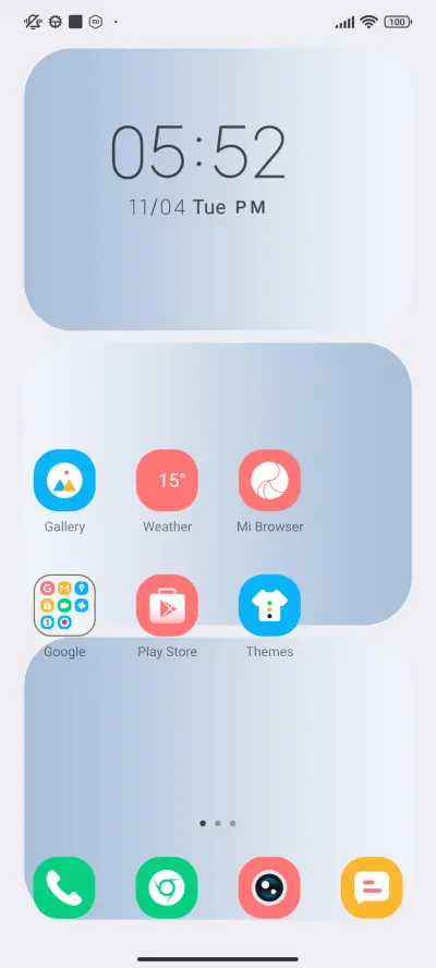 Light Blue White - Screenshot 2