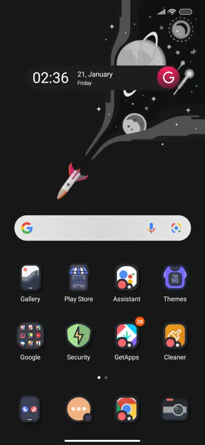 Simple theme v12 - Screenshot 2