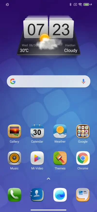 MIUI V1 - Screenshot 1