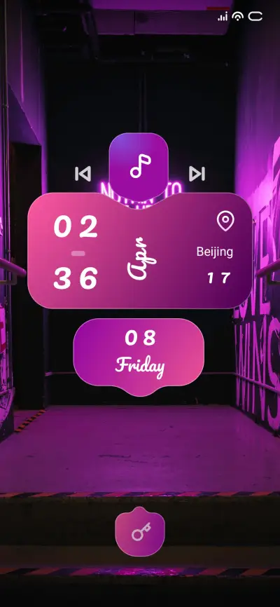 Neon Quote - Screenshot 1