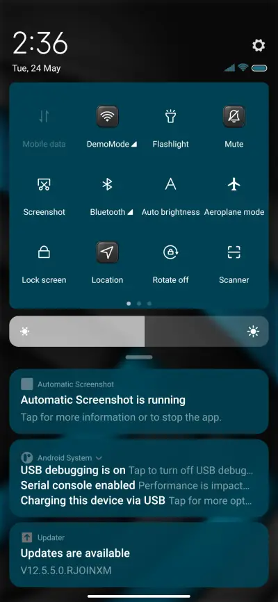 Simple blue black - Screenshot 5