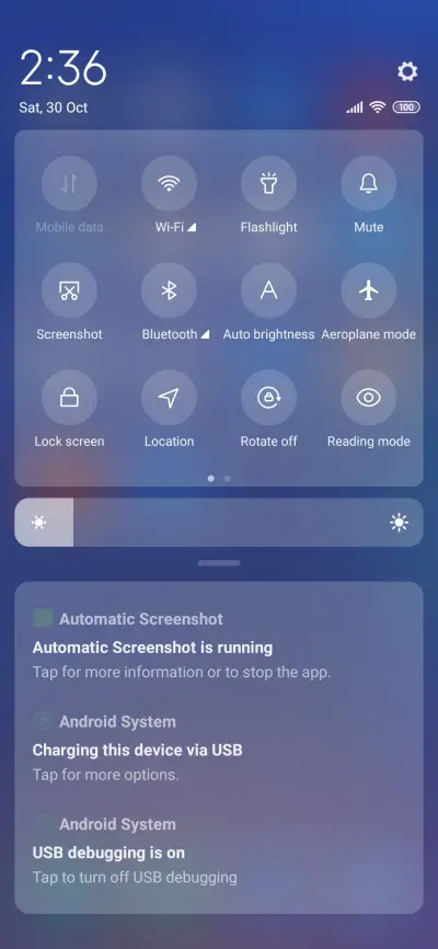 Glass clock - Screenshot 5