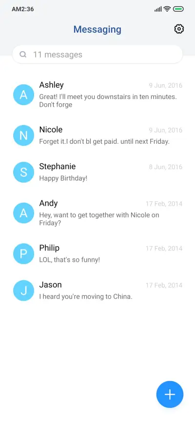 Blue Ui - Screenshot 7