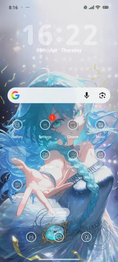 Blue-haired girl - Screenshot 2