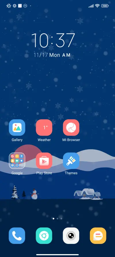 Flat Snowscape - Screenshot 2