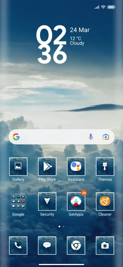 Clouds tri - Screenshot 2