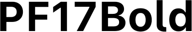 PF17Bold FONT for Xiaomi MIUI HyperOS