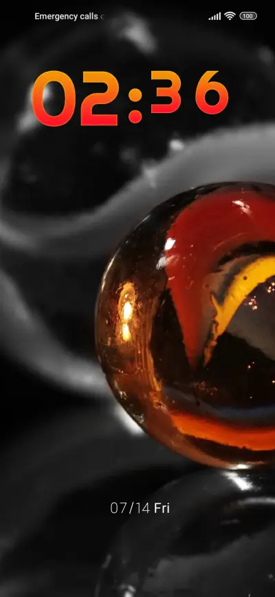 transparent marble