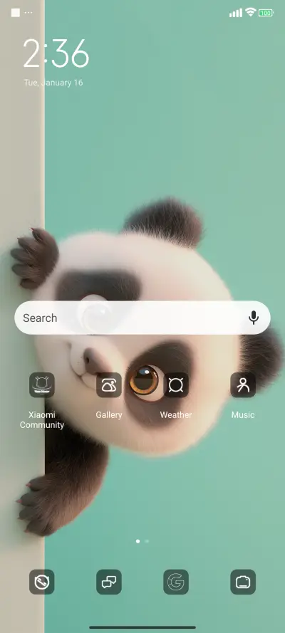cute panda - Screenshot 2