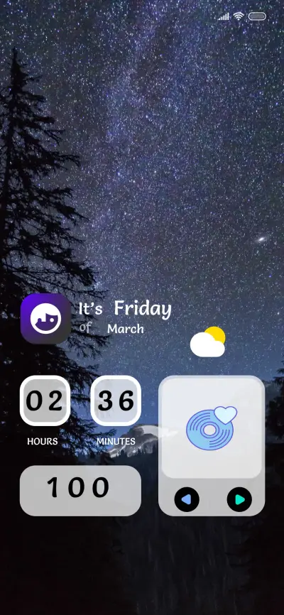 Starry Sky_2 THEME for Xiaomi MIUI HyperOS