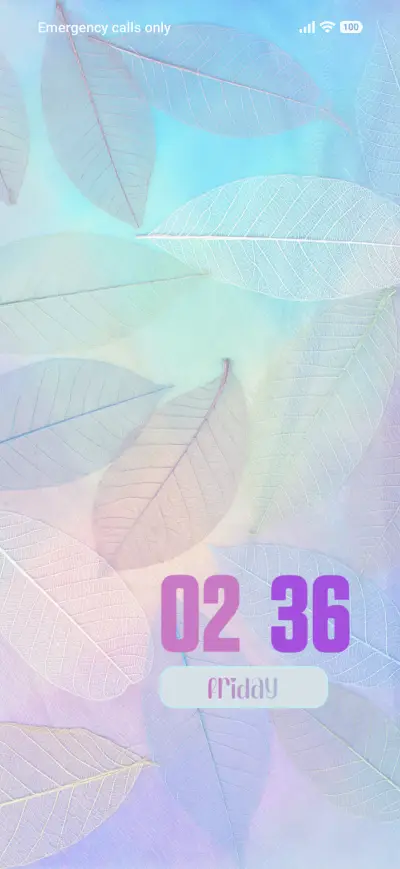Skeleton Leaf THEME for Xiaomi MIUI HyperOS